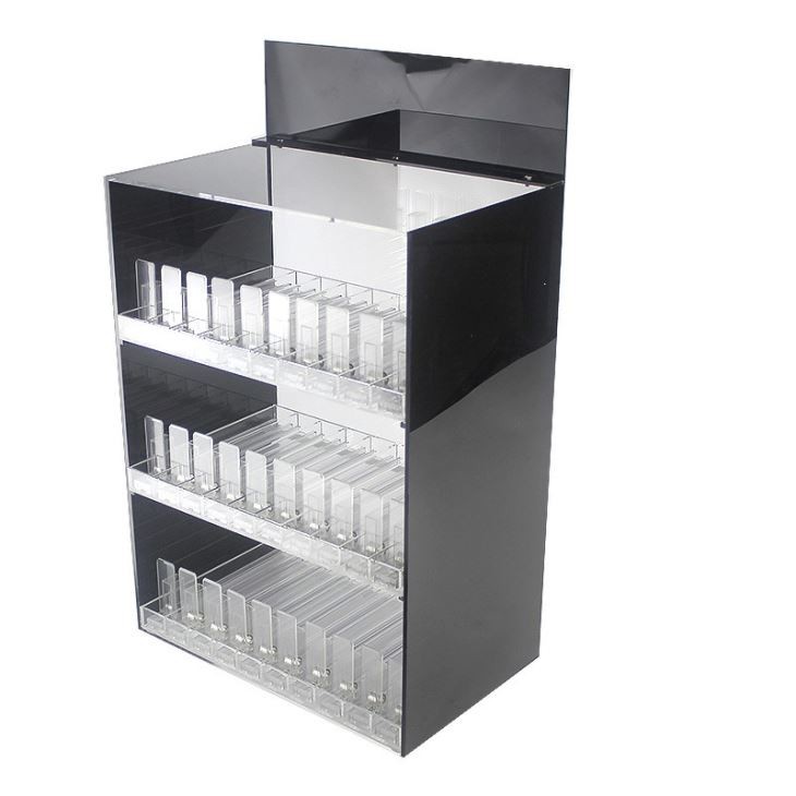 E-cigarette E-liquid Dispenser Acrylic Cabinet And Nail Polish Display Cabinets